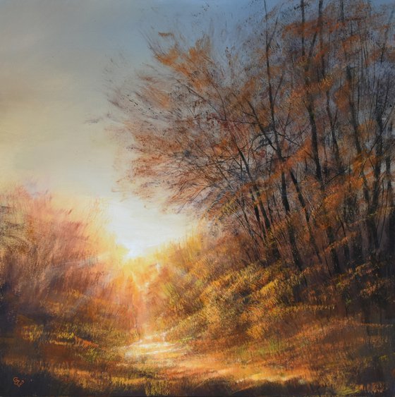 "A blaze of autumn sunrise"  SPECIAL PRICE!!!