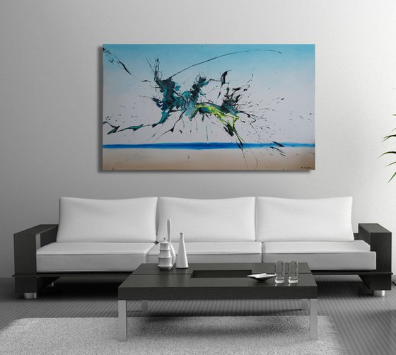 Artist's Beach III (Spirits Of Skies 135084) (150 x 90 cm) XXXL (60 x 36 inches)