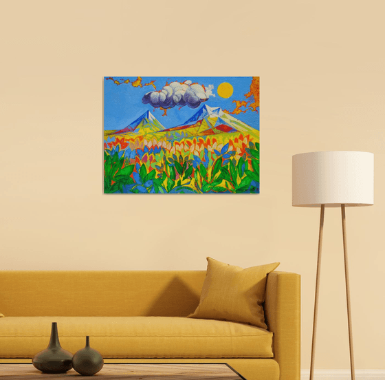 Ararat (60x80cm, oil painting, ready to hang)