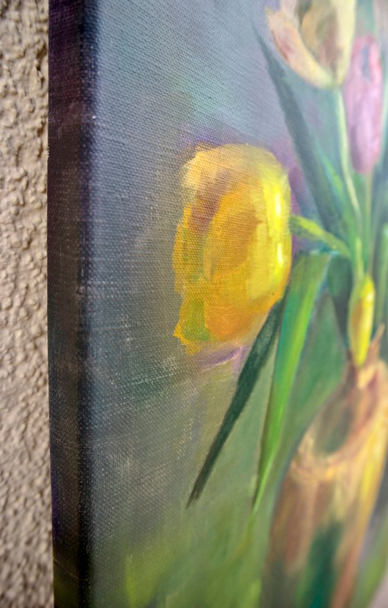 Tulips painting Still life