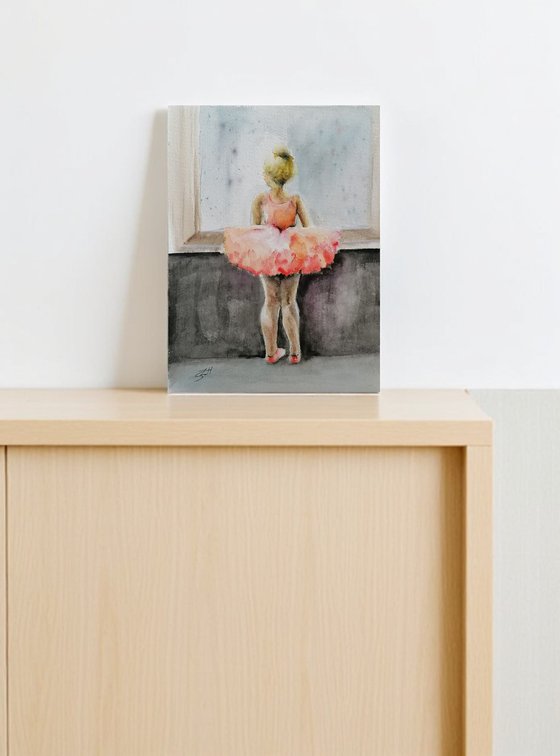 Little ballerina in pink