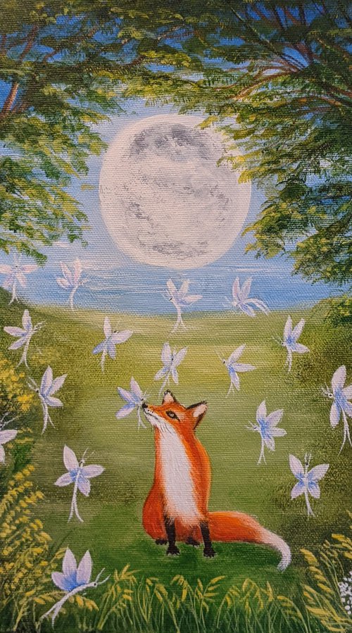 The Fox and the Moon Moth's by Anne-Marie Ellis