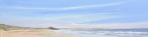 Brancaster panorama of beach