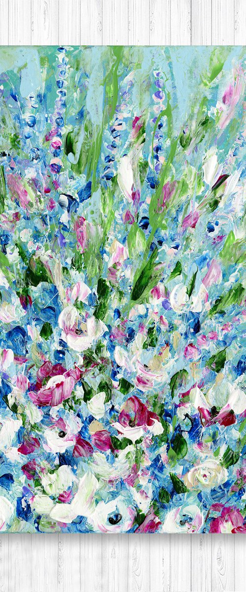 Lost Among The Booms 1 - Floral Painting by Kathy Morton Stanion by Kathy Morton Stanion