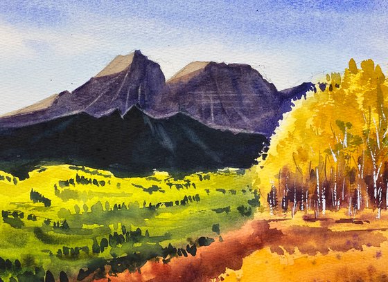 Golden Autumn Peaks