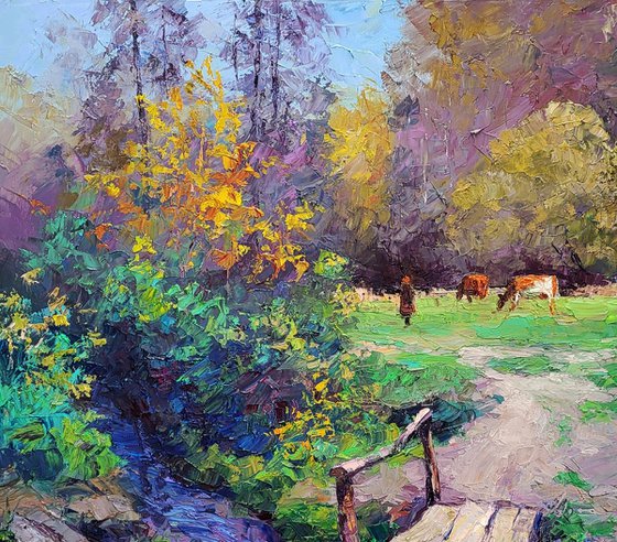 In the Pasture Before the Forest