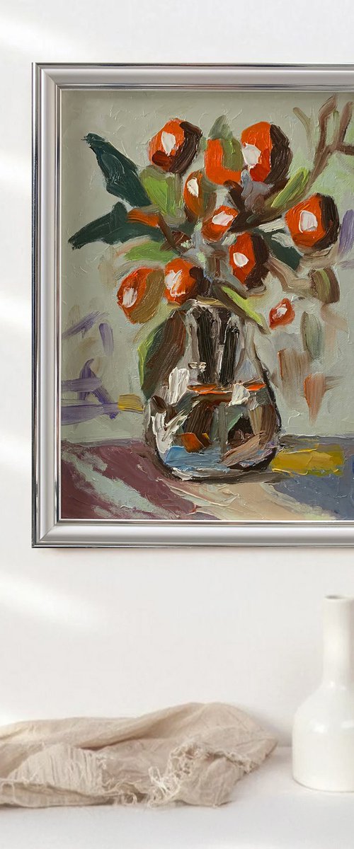 Olive branch in vase. by Vita Schagen