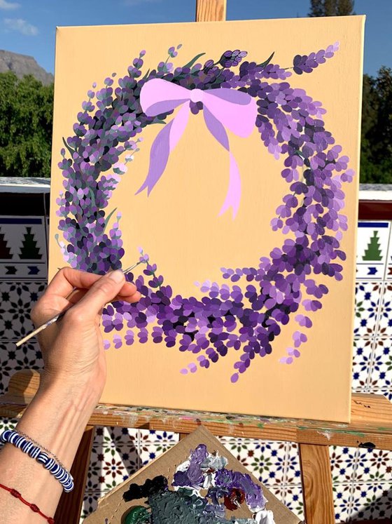 LAVENDER WREATH