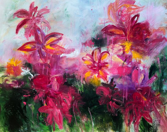 Where the Garden Burns Pink