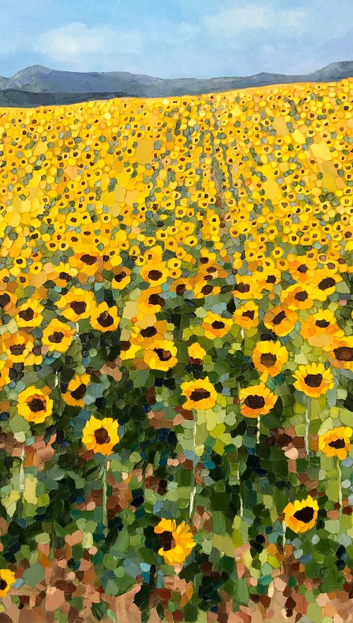 Field of gold by Ulyana Korol