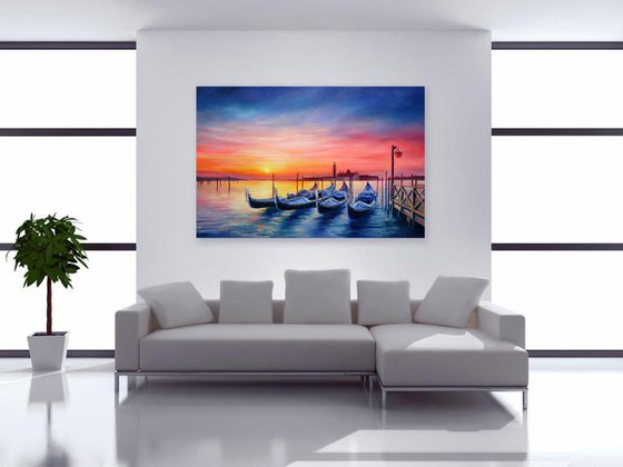 Magical Sunset in Venice