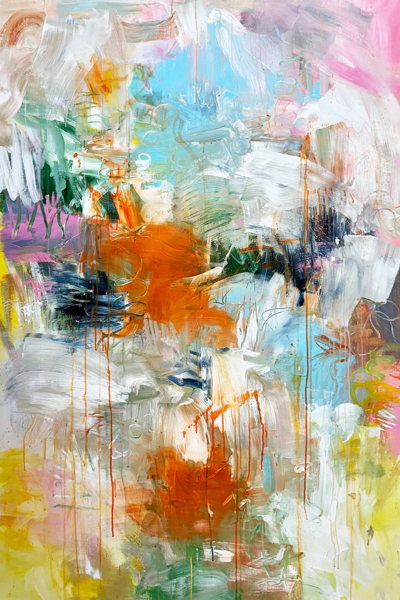 Thermal Colors Under Pressure By Theodor Anghel, 40 X 60, Artwork For Sale On Artfinder