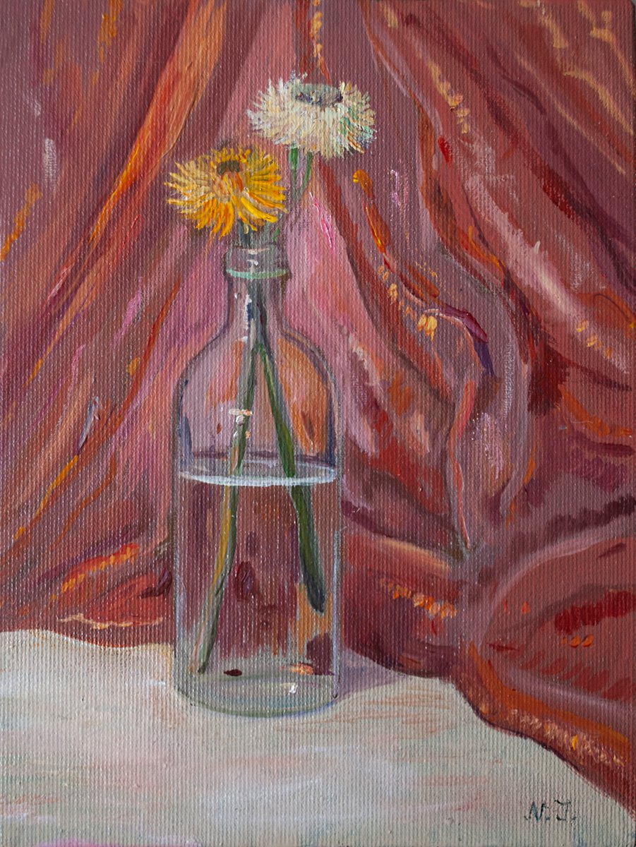 Glass N` Silk Ii By Nikola Ivanovic, 8 X 11, Artwork For Sale On Artfinder