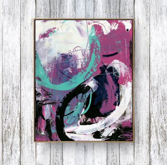 Watch Me Dance - Abstract Painting  by Kathy Morton Stanion