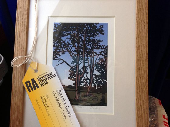 Waddesdon Trees, framed