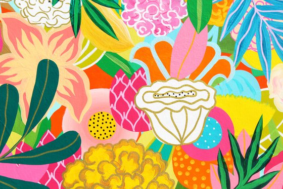 Flower Dreamscape in the Vernal Season