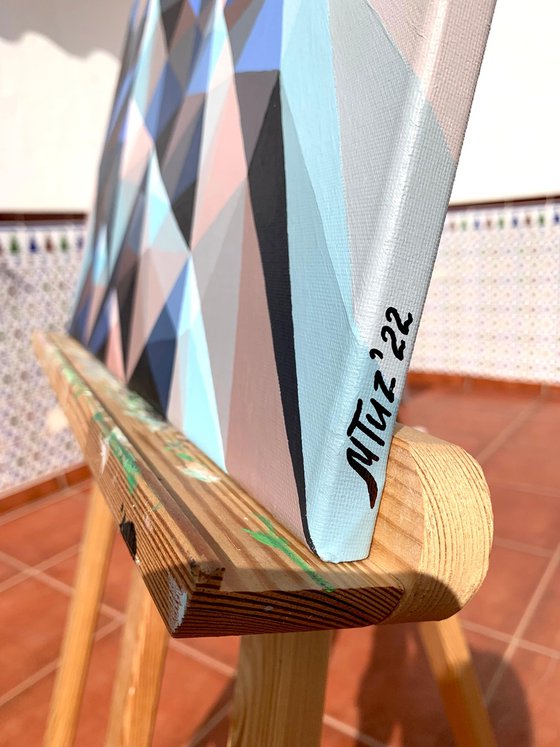 BLUE SNOWY MOUNTAINS