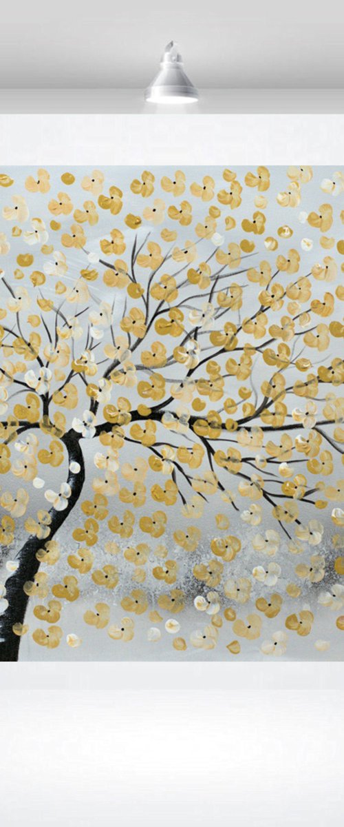 Golden Bloom Drift by Edelgard Schroer