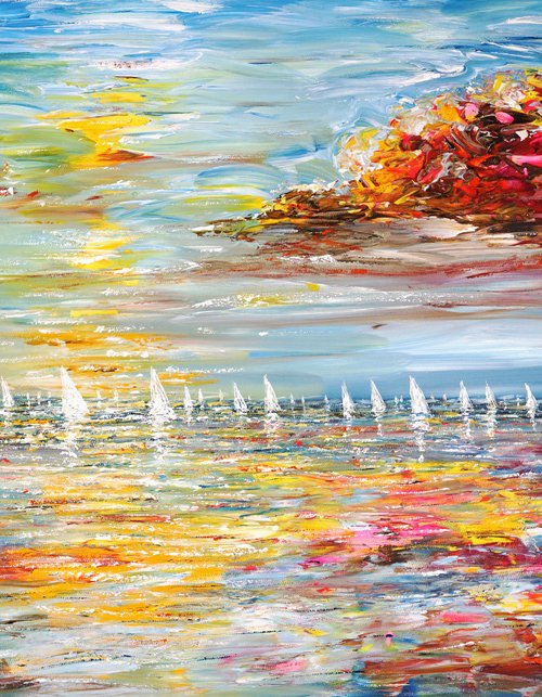 Seascape Sailing Impressions L 7 by Peter Nottrott