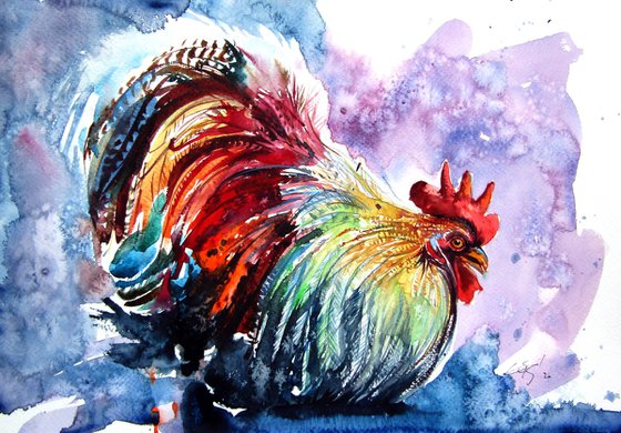 Colorful rooster