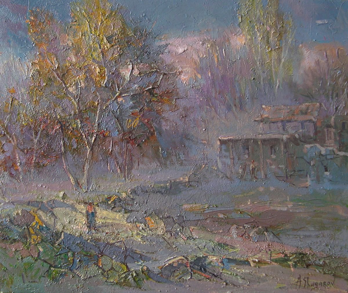Evening (60x50 cm) by Andrey Shugarov