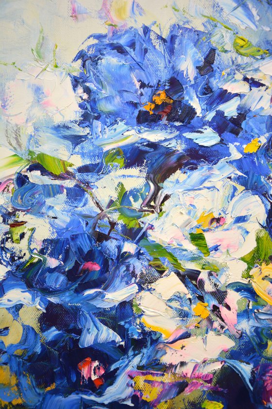 Flowers. Expressive bouquet.