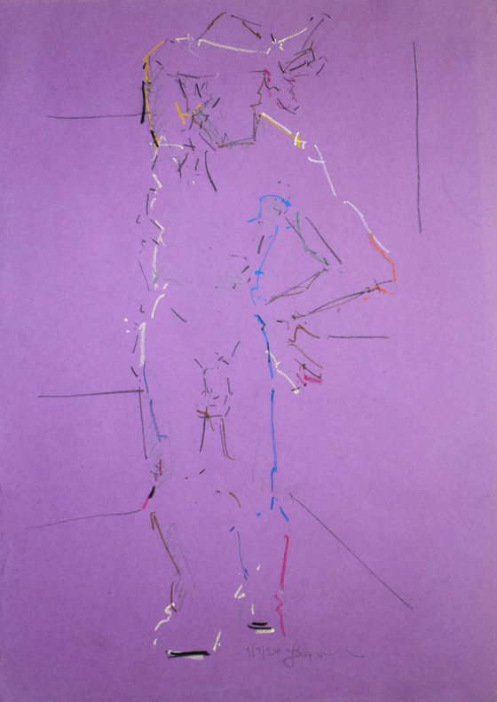 Male Nude  Study - No 671