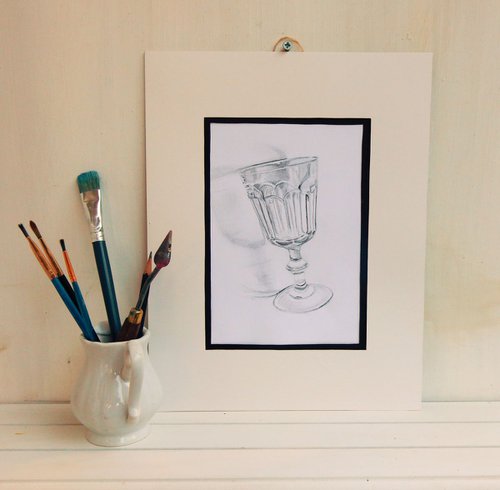 Wine glass. by Vita Schagen