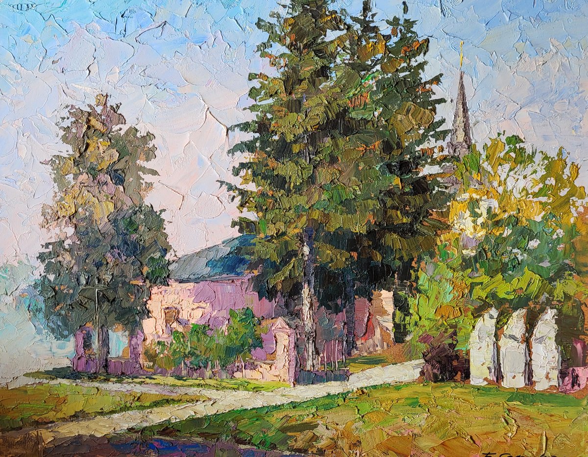 Entrance To The Beautiful City By Boris Serdyuk, 28 X 22, Artwork For Sale On Artfinder