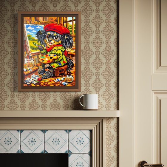 Bon from Lisbon: Little Artist at Work