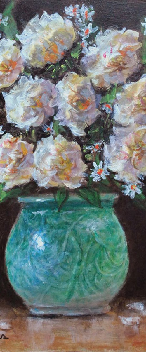 flowers in vase3 by Vishalandra Dakur