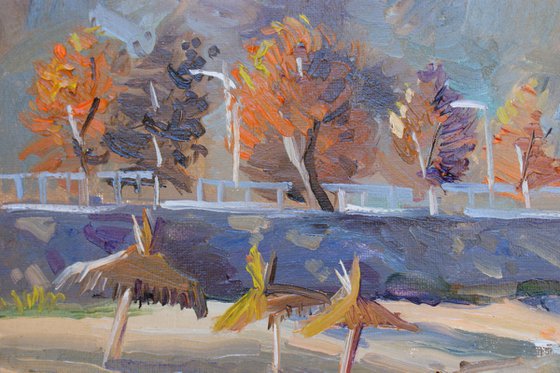 Autumn by the lake
