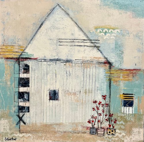 Little Summer Cottage by Shellie  Garber