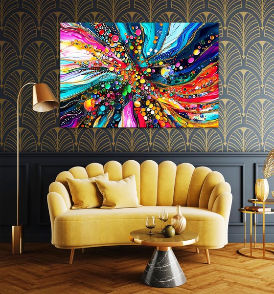 DREAM. Abstract painting