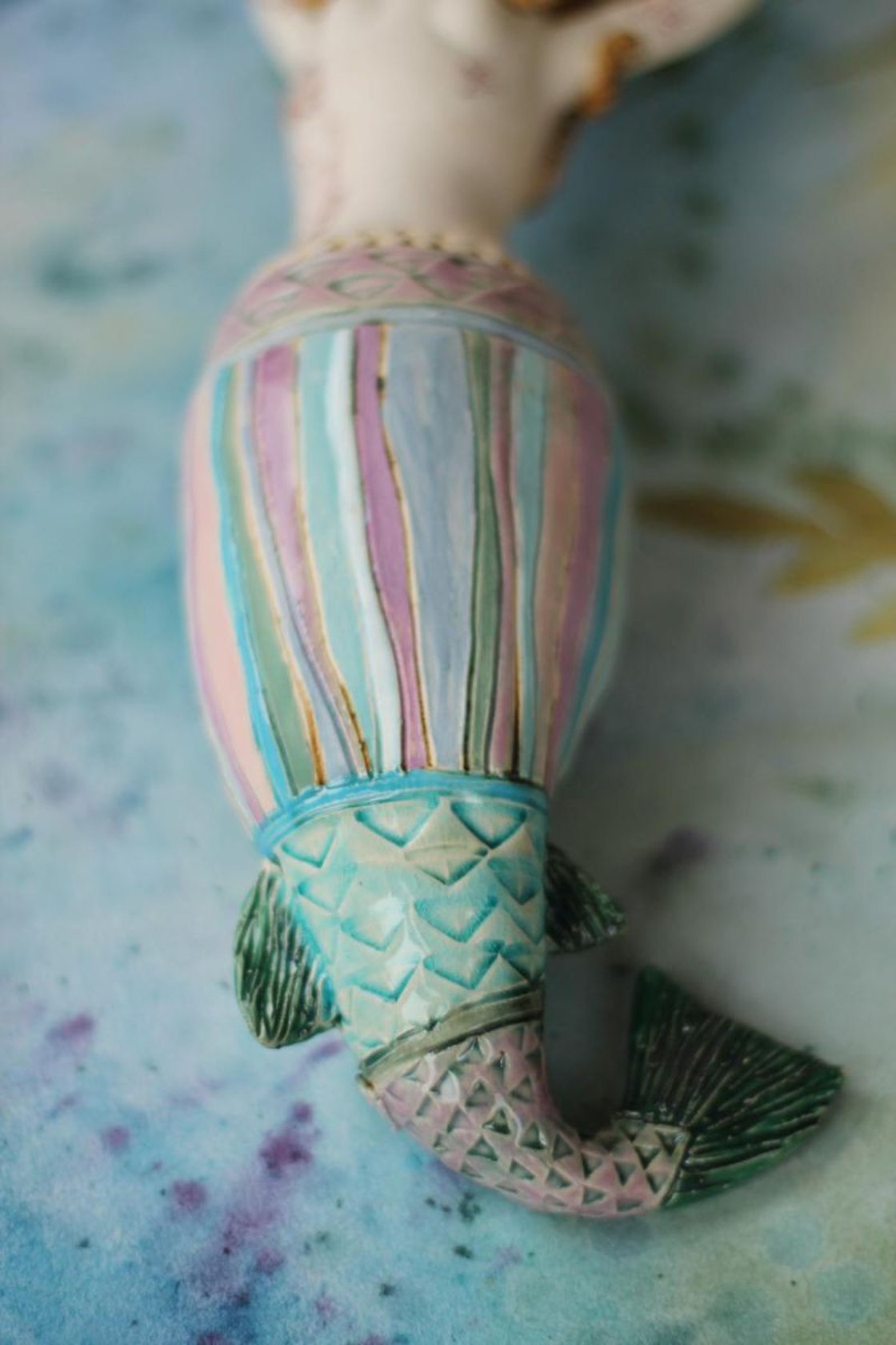 Underwater Baroque Project Mermaid. Hanging sculpture. Sculpture by