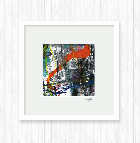 Urban Poetry 5 - Abstract Painting by Kathy Morton Stanion
