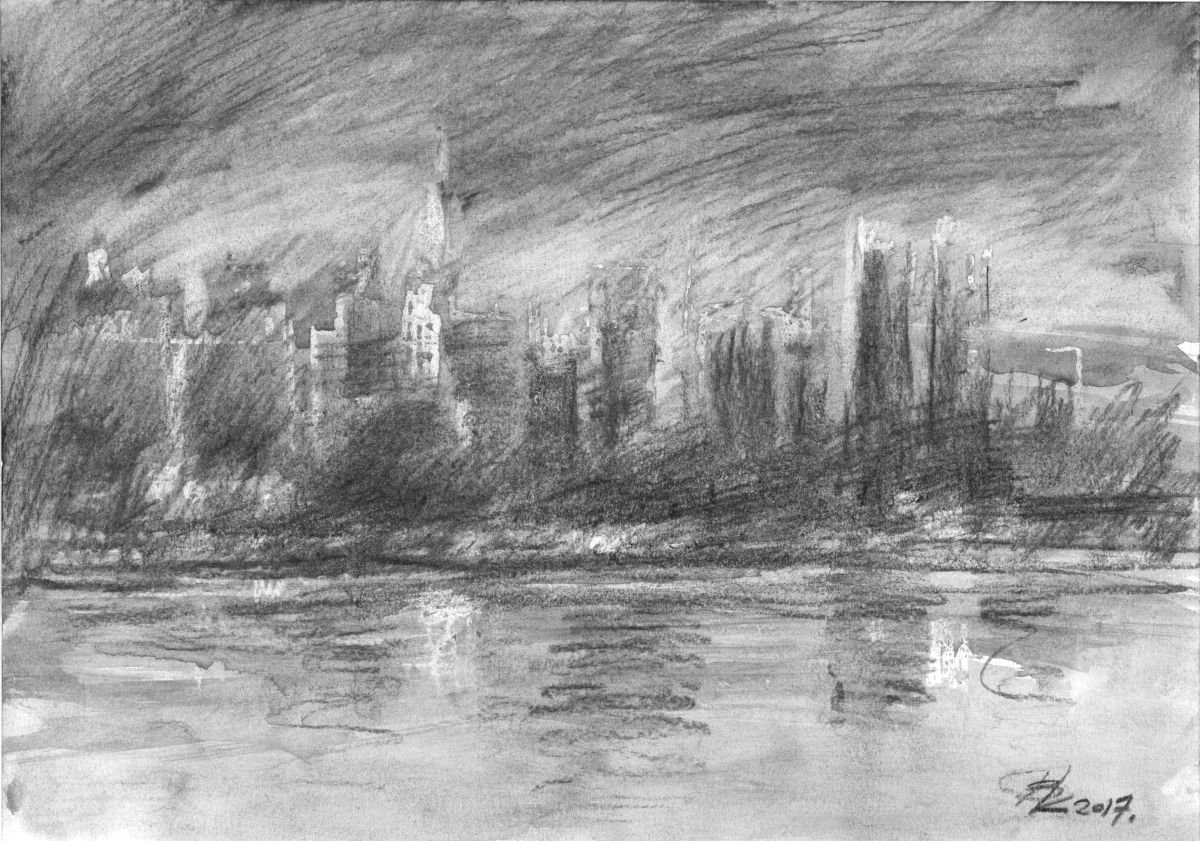 Cityscape#1 (sketch) by Vitaliy Koriakin