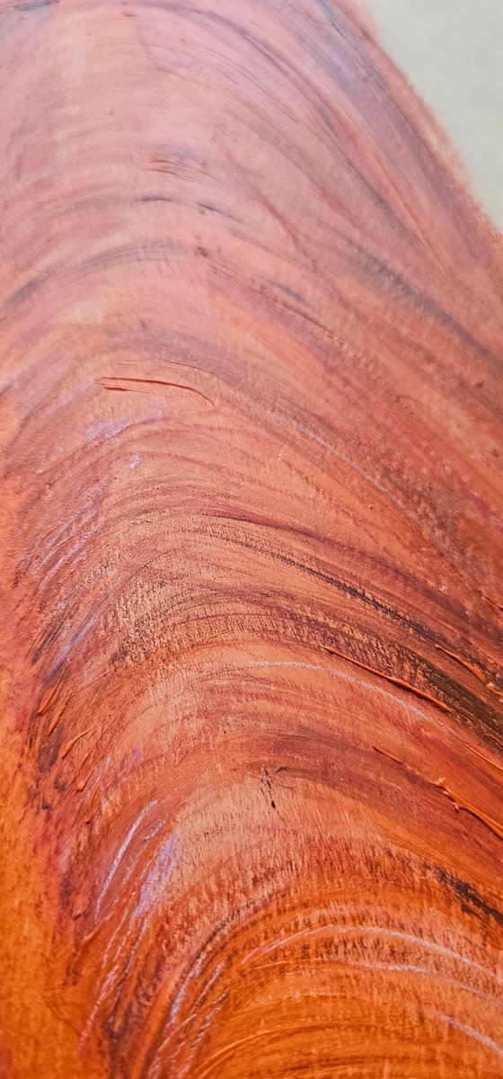 Orange chestnut horse neck mane ears