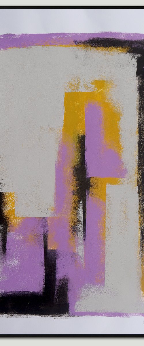 Ultra Violet -  Art on paper - 40S (A2-42cmx59,4cm) by Ronald Hunter