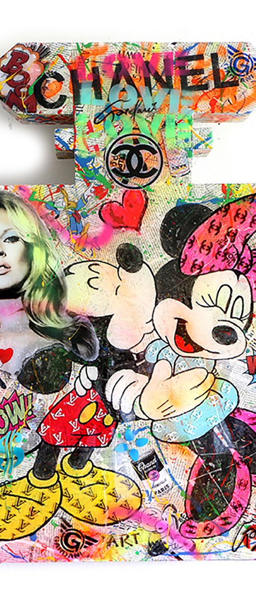 Kate Moss Wow Chanel by Gardani Art