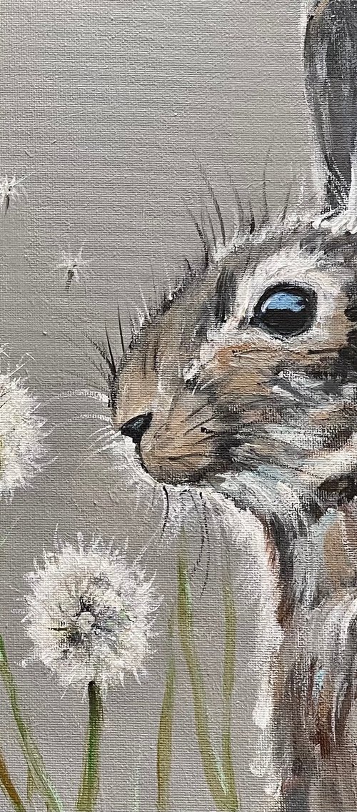 Dandelion rabbit by Louise Brown