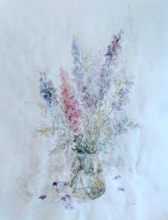 Delphinium 50x65 cm 2025