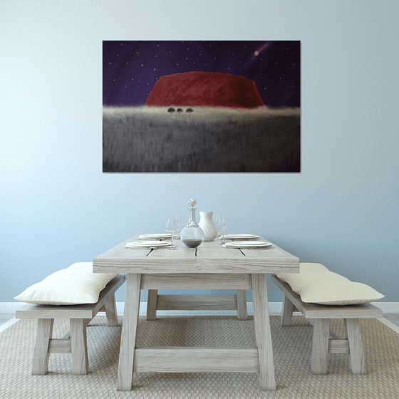 “Ayers Rock At Midnight”