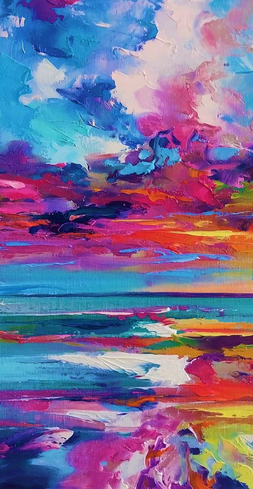 Abstract  seascape by Andrej  Ostapchuk