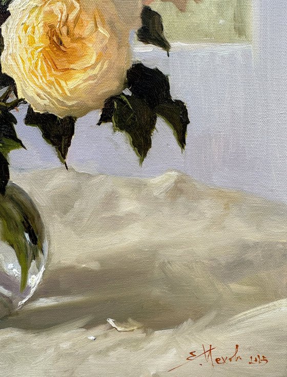 Yellow Roses Still life