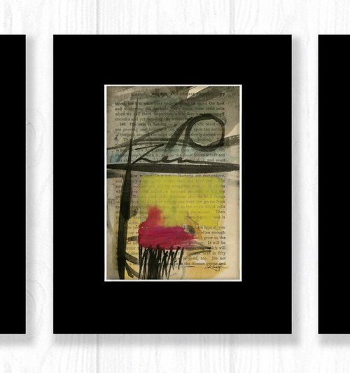 Abstract Collection 4 - 3 Paintings by Kathy Morton Stanion