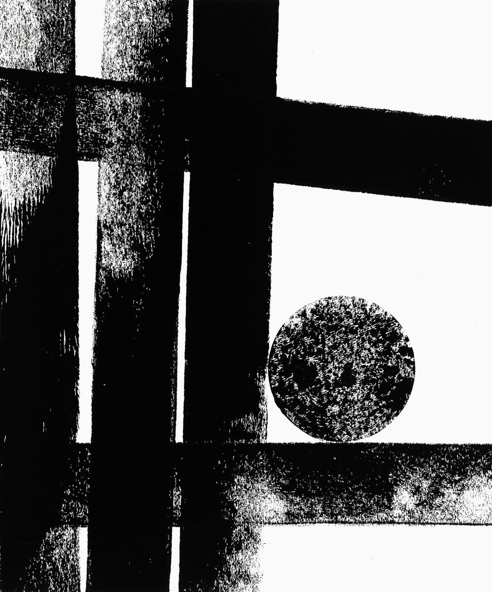 Abstract Acrylic Painting By Petr Strnad, 10 X 12", Integration Vii., Original Artwork