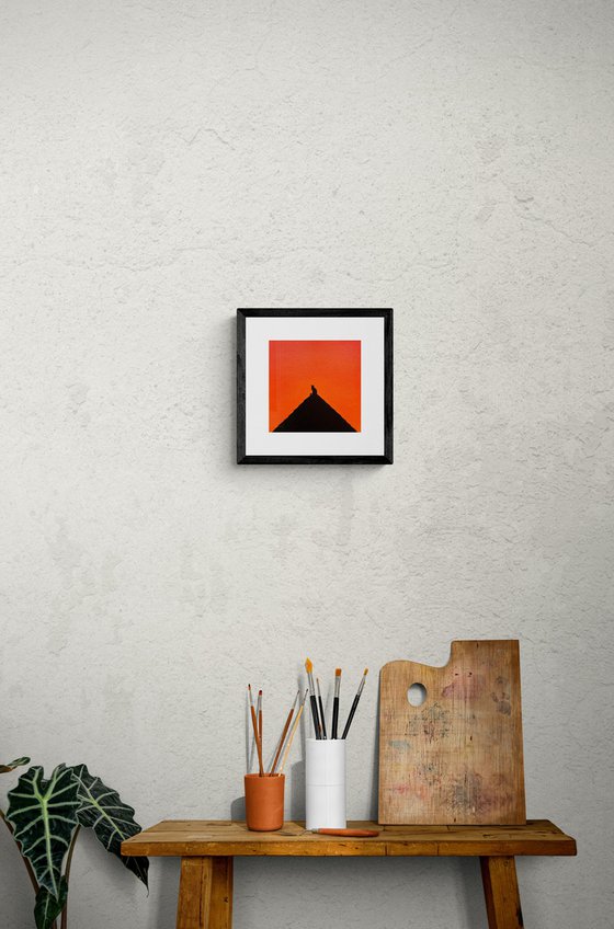 The Cat And The Sunset