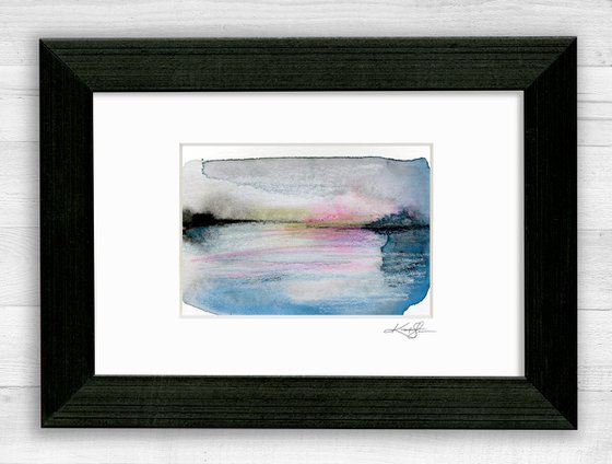 A Serene Journey 2 - Small Landscape painting by Kathy Morton Stanion