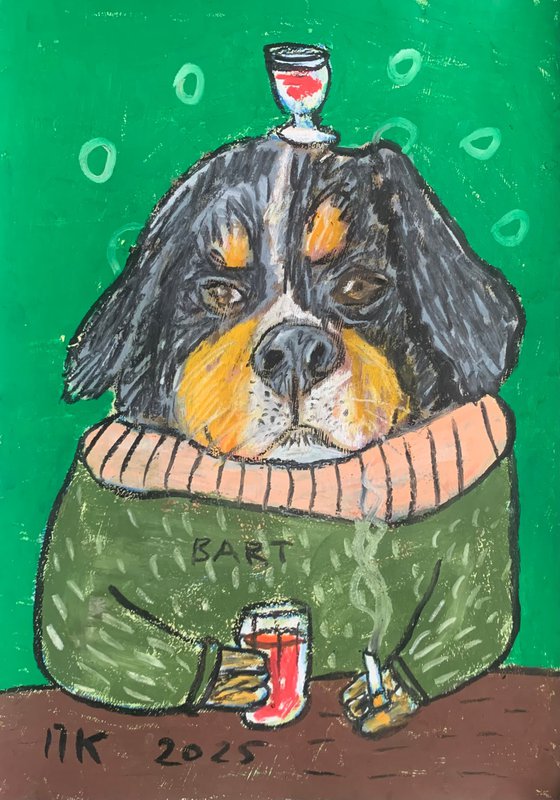 Drinking dog #152